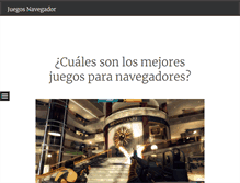 Tablet Screenshot of juegosnavegador.es